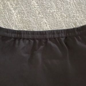 Black scalloped hem skirt